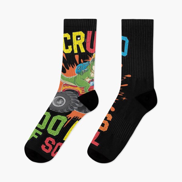Item preview, I Crushed 100 Days of School Dinosaur Boys designed and sold by lilLilaBatArt.
