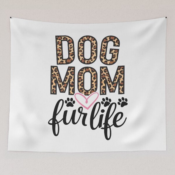 Item preview, Dog Mom Fur Life Mothers day Pet Owner Leopard designed and sold by catsdothingz.