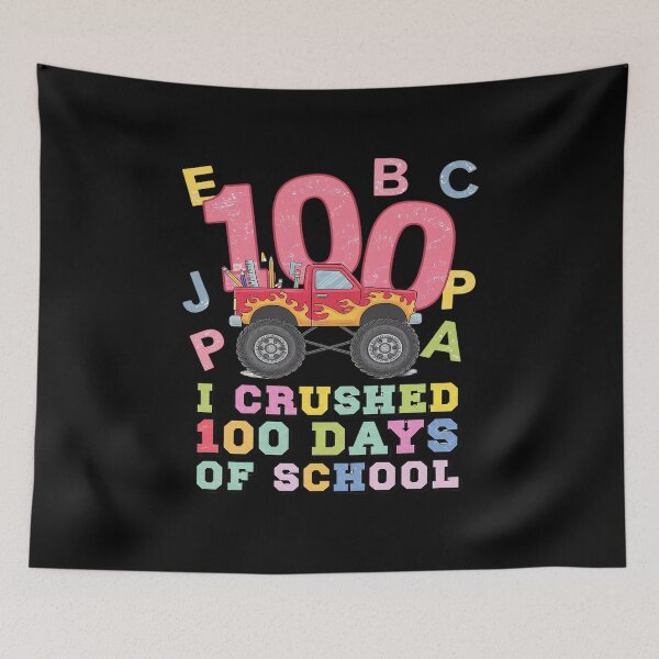 Item preview, I crushed 100 Days Of School For Boys 100 Day designed and sold by MicanCuteStore.