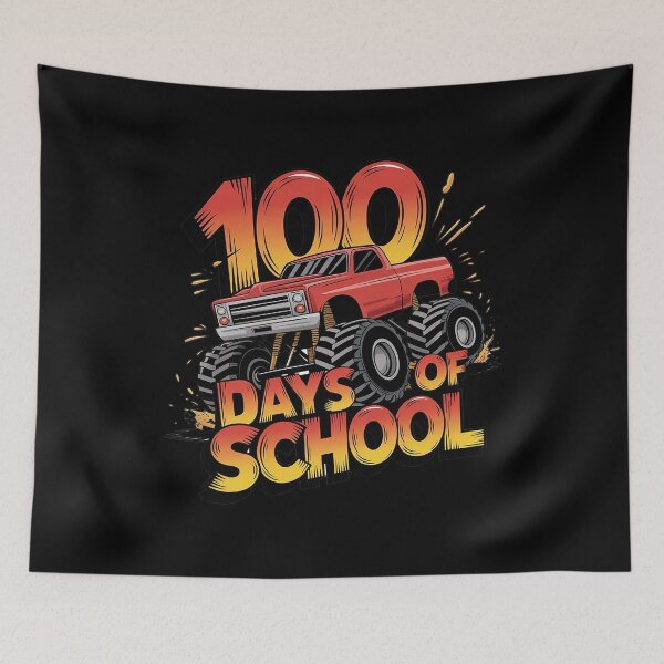 Item preview, I crushed 100 Days Of School For Boys 100 Day  designed and sold by lilLilaBatArt.