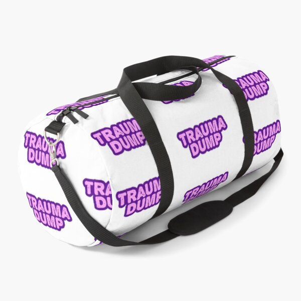Item preview, Trauma Dump, Pink and Purple Outline Gritty designed and sold by Memes N Lore .