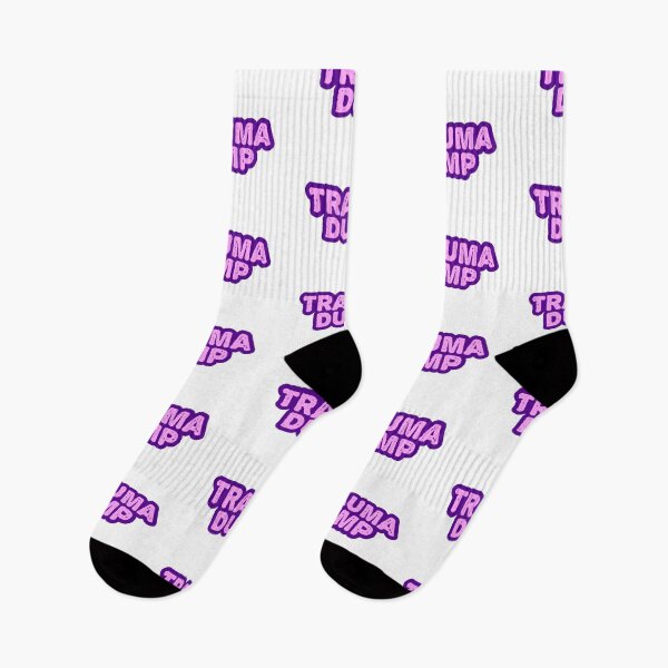 Item preview, Trauma Dump, Pink and Purple Outline Gritty designed and sold by Memes N Lore .