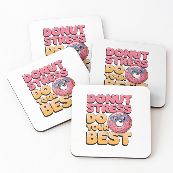 Item preview, Donut Stress Just Do Your Best Funny Teachers Testing Day designed and sold by catsdothingz.