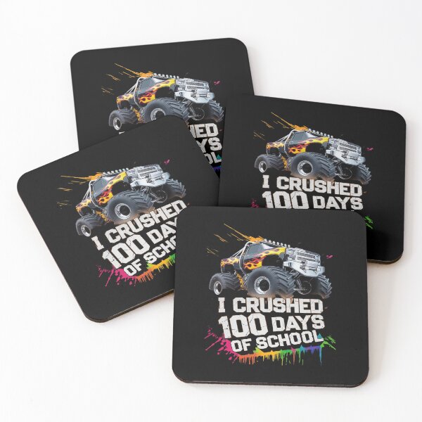 Item preview, I Crushed 100 Days Of School Kids Toddler Boys  designed and sold by lilLilaBatArt.