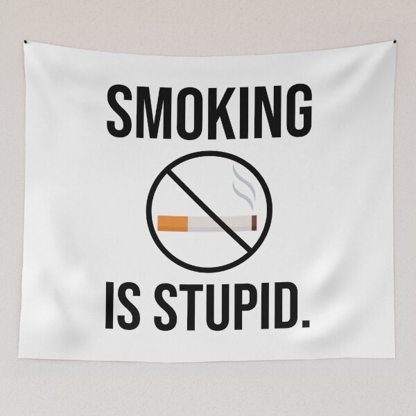 Item preview, Smoking is stupid  designed and sold by Rachel the Artist .