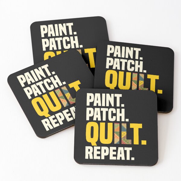 Item preview, Paint Patch Quilt Repeat Quilting Crafts Art designed and sold by TommieJune.