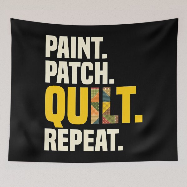 Item preview, Paint Patch Quilt Repeat Quilting Crafts Art designed and sold by TommieJune.