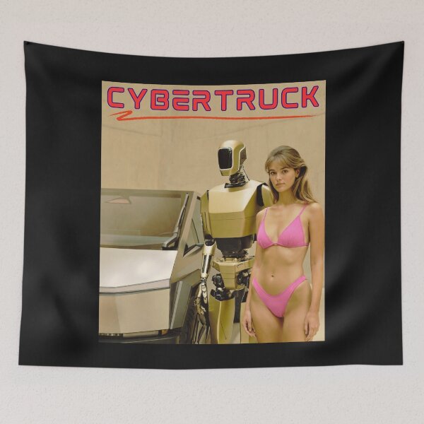 Item preview, cybertruck artwork designed and sold by TEEJAMBOREE.