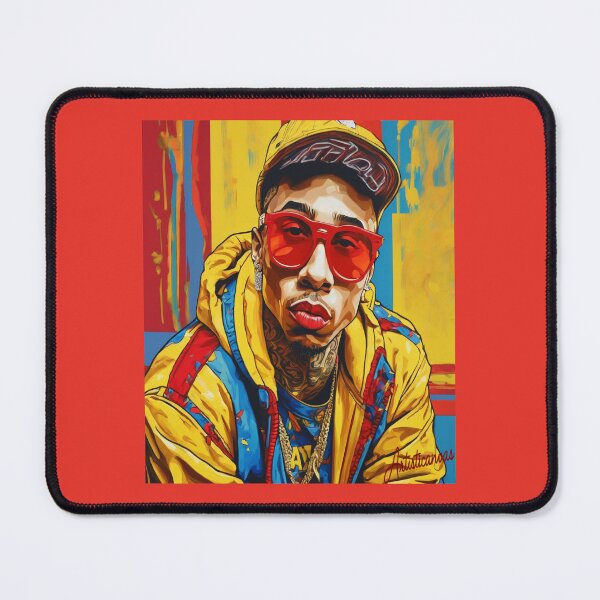 Item preview, "Tyga in Vivid Pop Art Style" designed and sold by Artisticanvas.