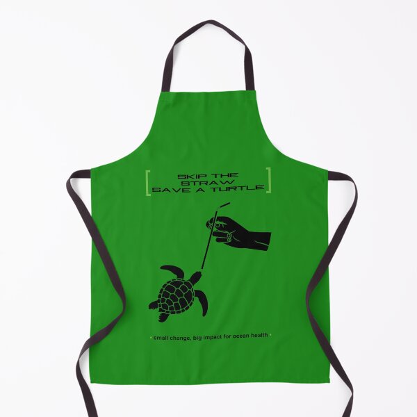 Item preview, Save the Turtles – Sea Turtle and Plastic Straws Awareness Graphic designed and sold by QueenTide.