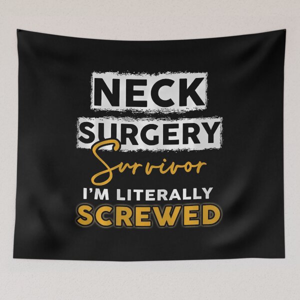 Item preview, Neck Surgery Survive Implant Survivor Recovery designed and sold by bambiai.
