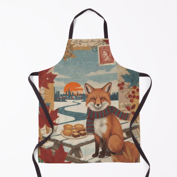 Item preview, Russian Fox In Birchwoods With Samovar And Bread designed and sold by CoffeeinBloom.