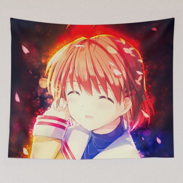 Item preview, Nagisa Furukawa Clannad Anime Warm Spring Sakura Smile designed and sold by thedarvills.