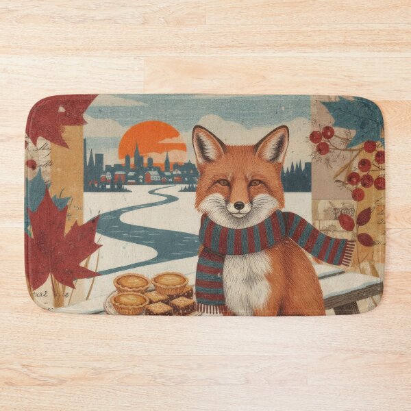 Item preview, Russian Fox In Birchwoods With Samovar And Bread designed and sold by CoffeeinBloom.
