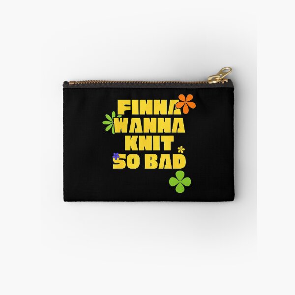 Item preview, Finna Wanna Knit Cozy Knitting Enthusiast Statement designed and sold by bambiai.