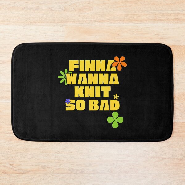 Item preview, Finna Wanna Knit Cozy Knitting Enthusiast Statement designed and sold by bambiai.