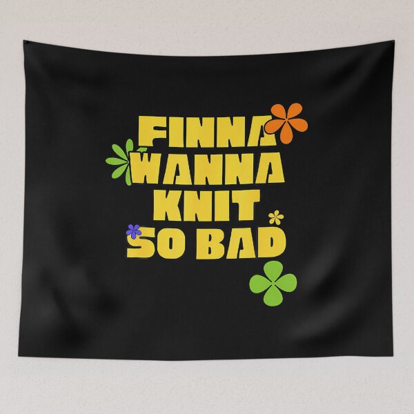 Item preview, Finna Wanna Knit Cozy Knitting Enthusiast Statement designed and sold by bambiai.