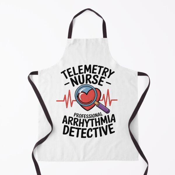 Item preview, Telemetry Nurse – Professional Arrhythmia Detective | Cardiac Nurse Humor designed and sold by CuteDesignables.
