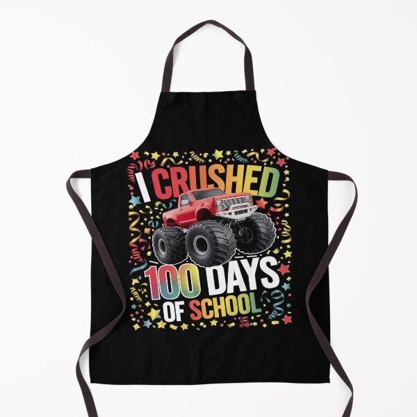Item preview, I Crushed 100 Days Of School Kids Toddler Boys  designed and sold by lilLilaBatArt.