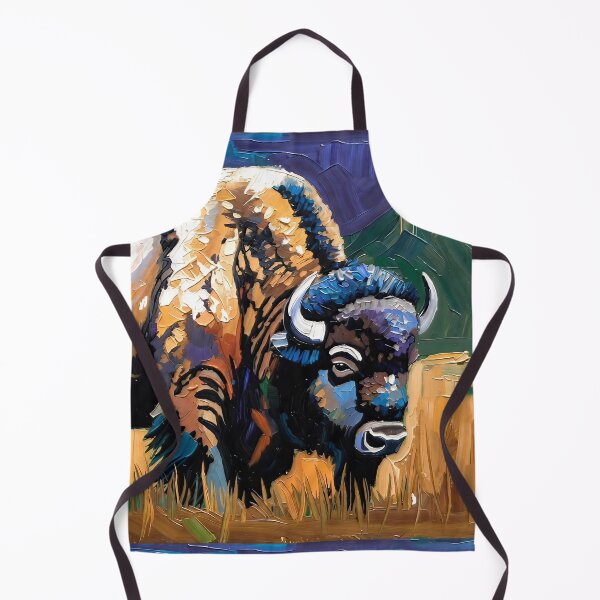 Item preview, Majestic Bison in Mountain Field designed and sold by ChrisButler.