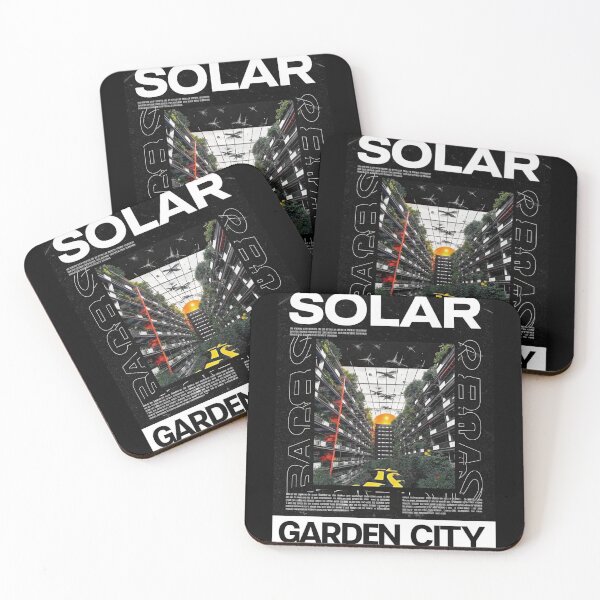 Item preview, Solarpunk Garden City Eco-Urban Vision Art Print designed and sold by Raw-Ink.