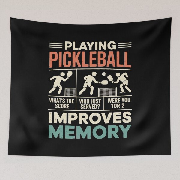 Item preview, Playing Pickleball Improves Memory Pickleball designed and sold by HORIZBoutique.