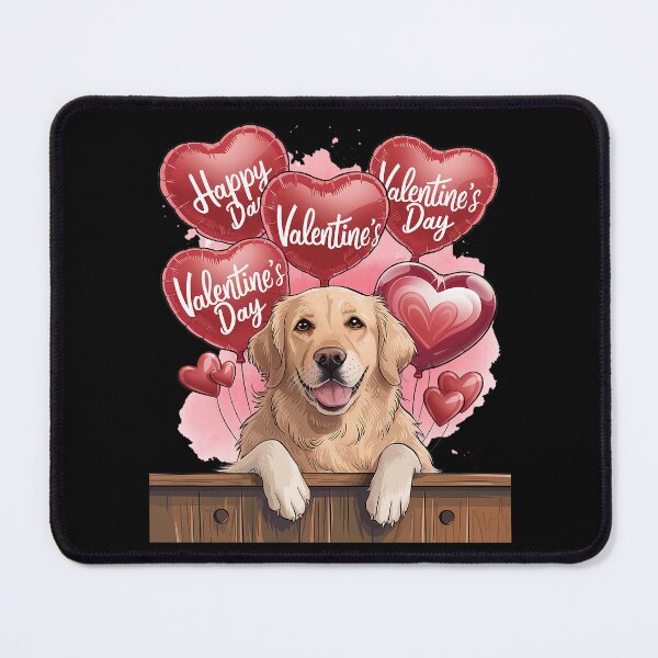 Item preview, Golden Retriever Dog Happy Valentines Day Pet Dog Lover designed and sold by catsdothingz.