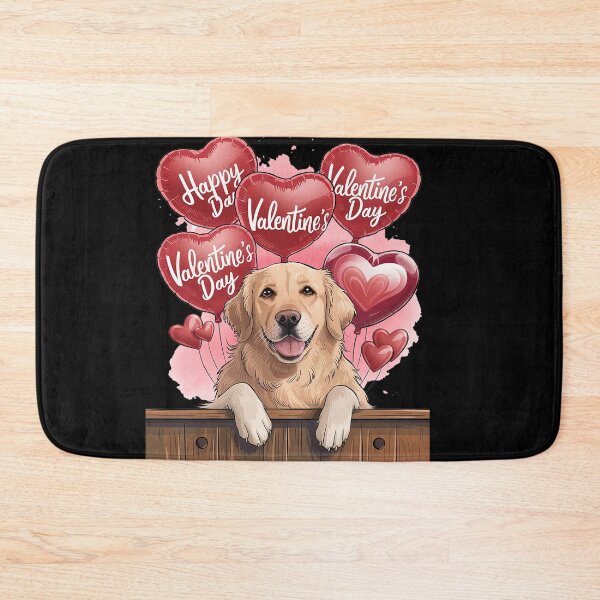 Item preview, Golden Retriever Dog Happy Valentines Day Pet Dog Lover designed and sold by catsdothingz.