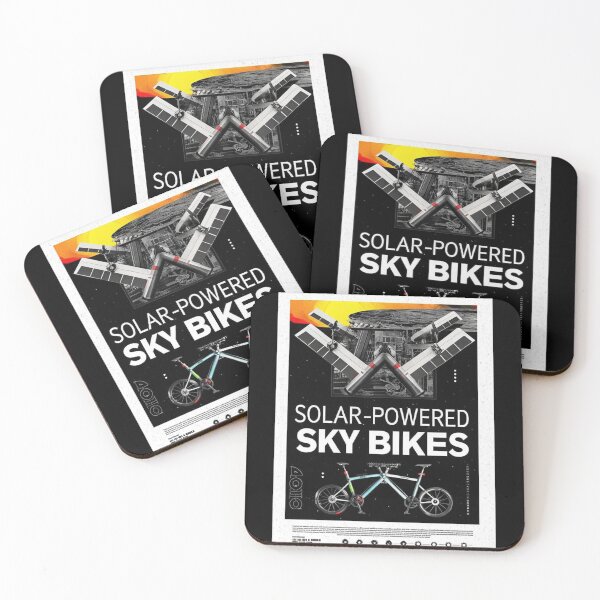 Item preview, Solarpunk Sky Bikes: Solar-Powered Futuristic Urban Transport Design designed and sold by Raw-Ink.