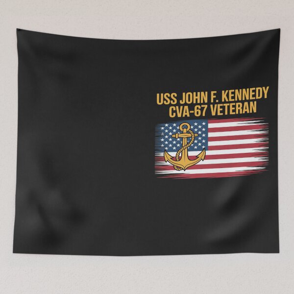 Item preview, USS John F. Kennedy CVA-67 Aircraft Carrier Veteran's Day designed and sold by Hofersofer.