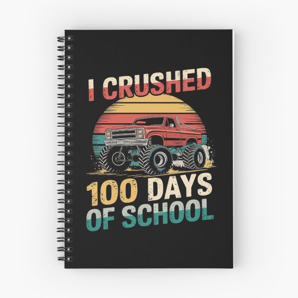 Item preview, I Crushed 100 Days Of School Kids Toddler Boys designed and sold by lilLilaBatArt.