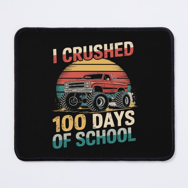 Item preview, I Crushed 100 Days Of School Kids Toddler Boys designed and sold by lilLilaBatArt.