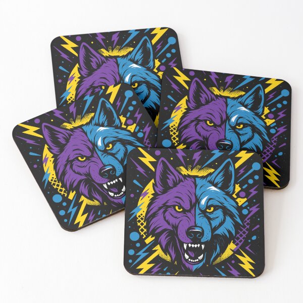 Item preview, Wolf Urban Pop Art Illustration designed and sold by ghan19.