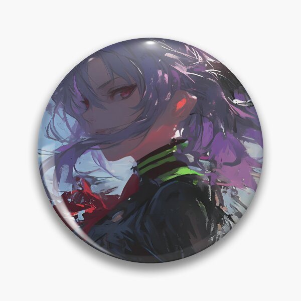 Item preview, Hiiragi Shinoa Seraph of the End Anime Girl Fierce Spirit designed and sold by thedarvills.
