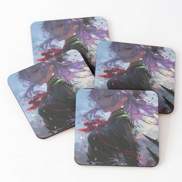 Item preview, Hiiragi Shinoa Seraph of the End Anime Girl Fierce Spirit designed and sold by thedarvills.