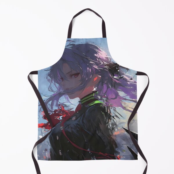Item preview, Hiiragi Shinoa Seraph of the End Anime Girl Fierce Spirit designed and sold by thedarvills.