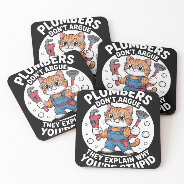Item preview, Plumber Cat Saying Don’t Argue Dad Plumbing designed and sold by FluoroWave.