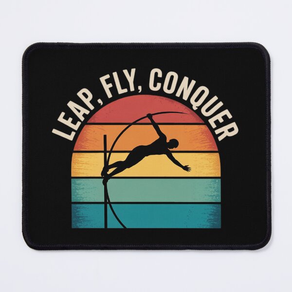 Item preview, Pole Vault Vaulter Jump Leap Fly Conquer designed and sold by FluoroWave.