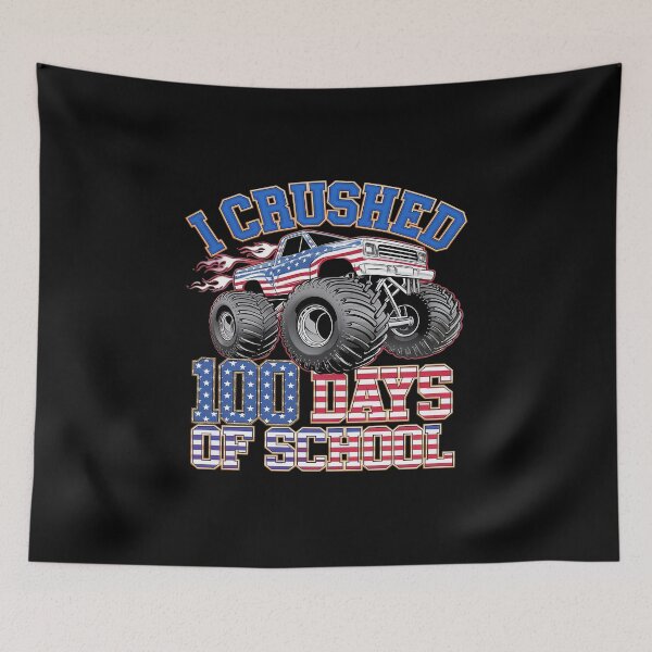 Item preview, I Crushed 100 Days Of School Boys  designed and sold by MicanCuteStore.