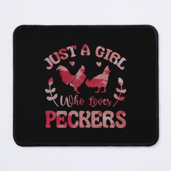 Item preview, Just A Girl Who Loves Peckers For Chicken Fans Tie Dye Lover designed and sold by reeneregen.