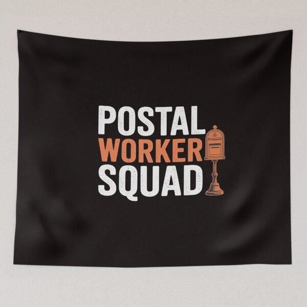 Item preview, Postal Worker Squad Mail Carrier Mailman designed and sold by Voidbinder.