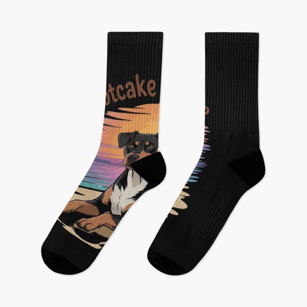 Item preview, Potcake Paradise Beach Sunset - Rescue Dog designed and sold by Voidbinder.