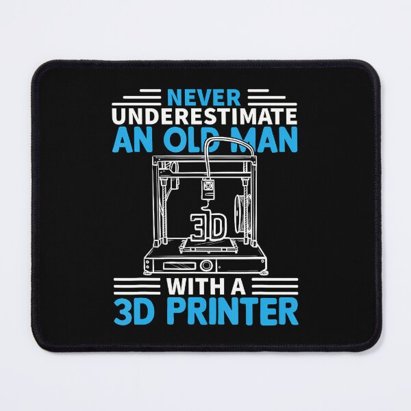 Item preview, 3D Printer Cool Never Underestimate Old Man 3D Printing Geek designed and sold by reeneregen.
