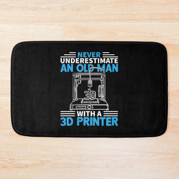 Item preview, 3D Printer Cool Never Underestimate Old Man 3D Printing Geek designed and sold by reeneregen.