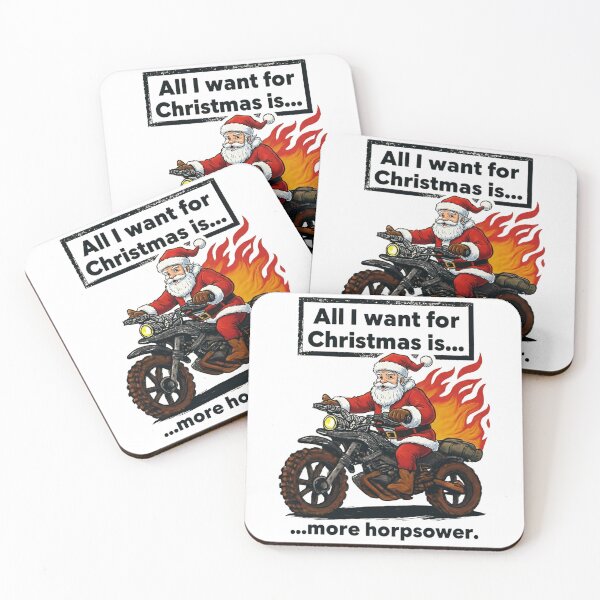 Item preview, Christmas Motorcycle All I Want for Christmas is More Horsepower designed and sold by ryanapples2.