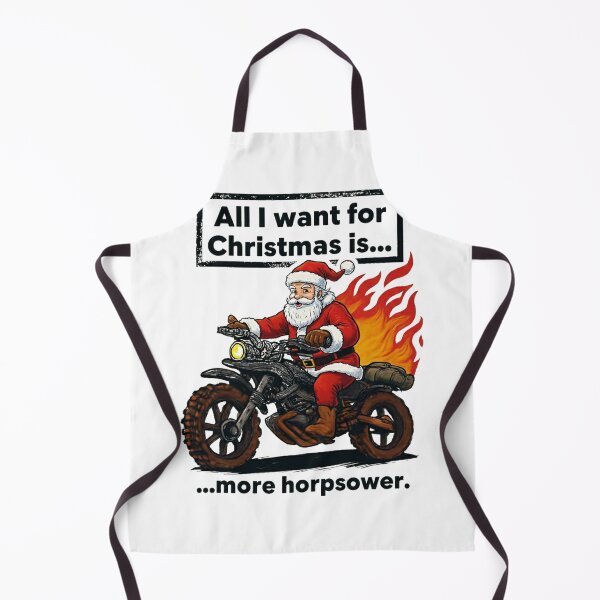 Item preview, Christmas Motorcycle All I Want for Christmas is More Horsepower designed and sold by ryanapples2.