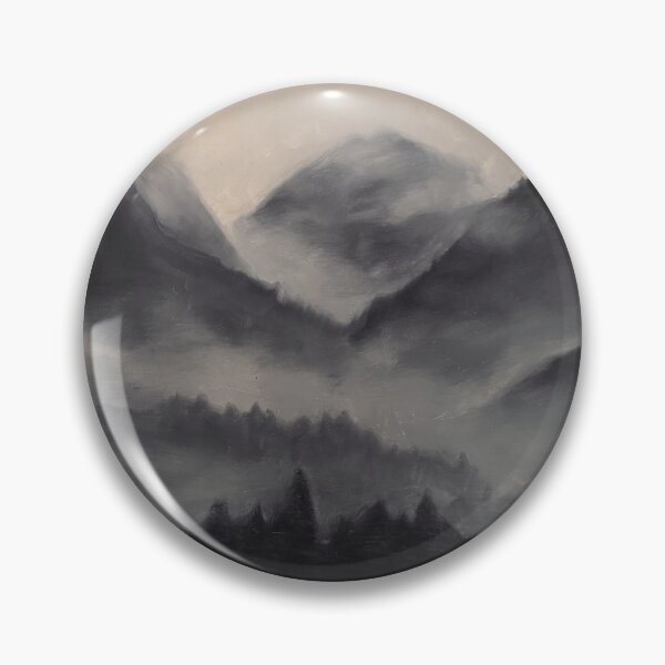 Item preview, Misty Morning Mountain Oil Painting designed and sold by yukimoonlet.