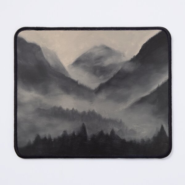 Item preview, Misty Morning Mountain Oil Painting designed and sold by yukimoonlet.