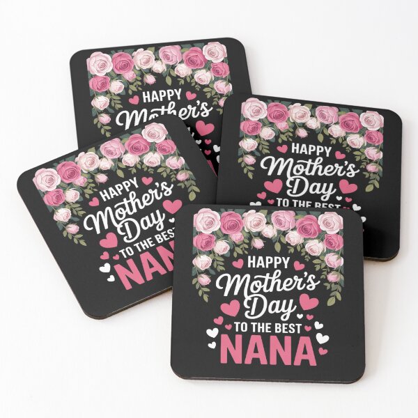 Item preview, Happy Mother's Day To The Best Nana Flowers Cute Family designed and sold by catsdothingz.