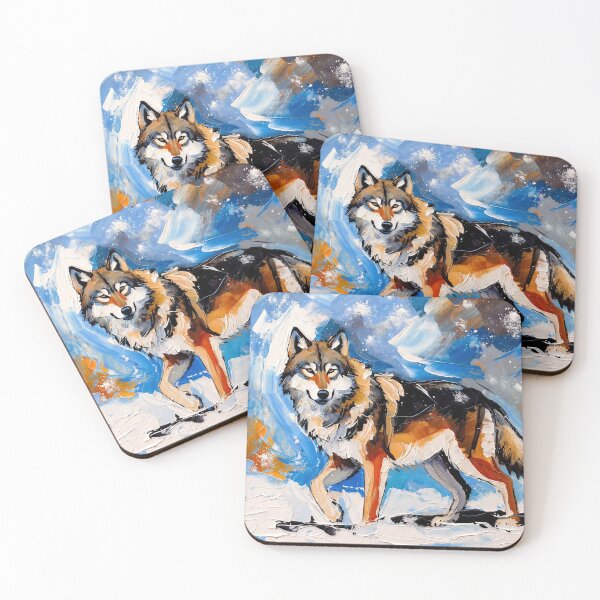 Item preview, Majestic Timber Wolf in Snow designed and sold by ChrisButler.